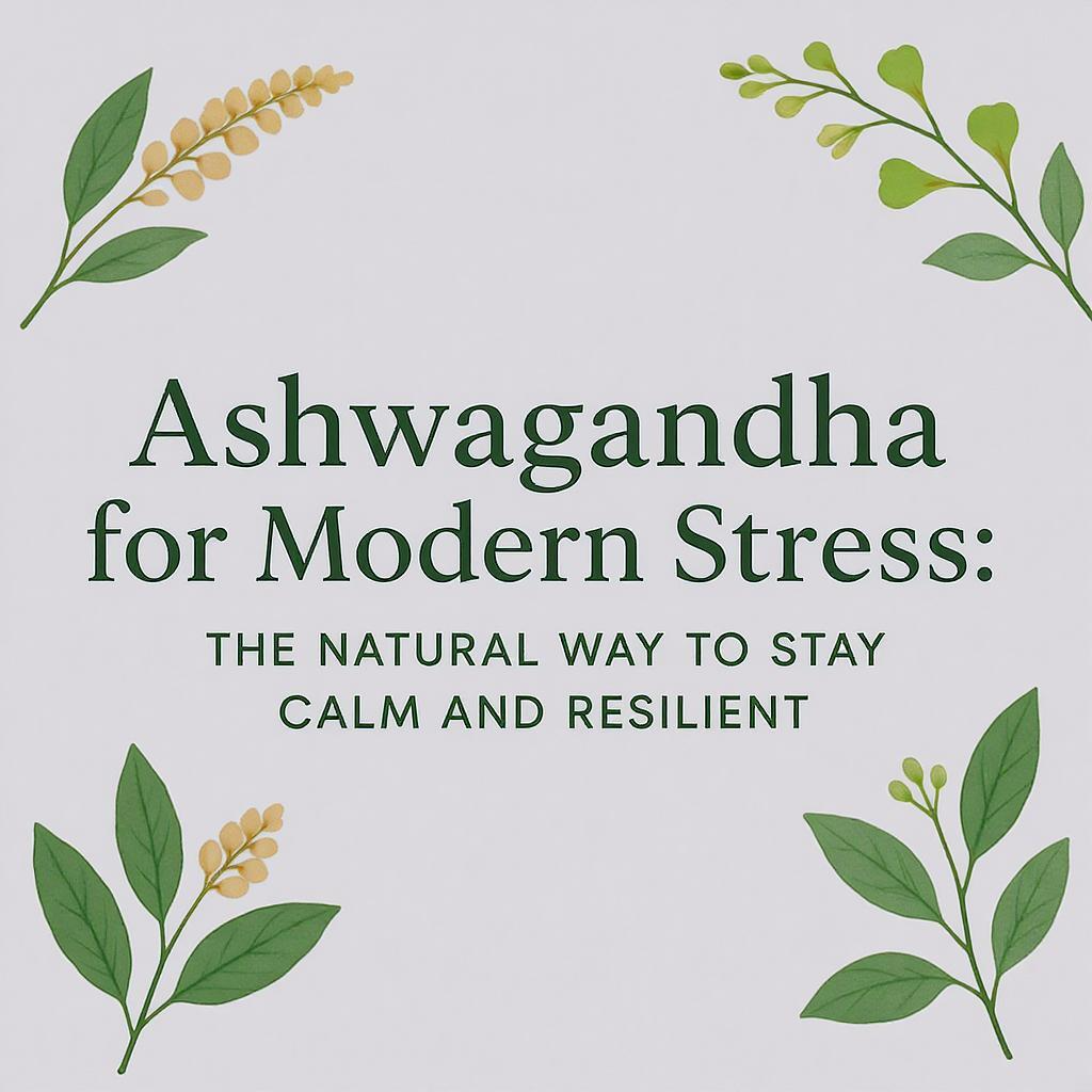 Ashwagandha for Modern Stress: The Natural Way to Stay Calm and Resilient