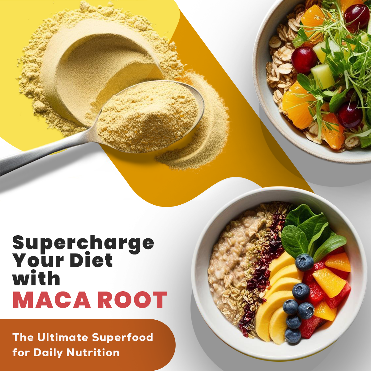Veda Roots Maca Root Organic Peruvian Capsules for Boosting Vitality