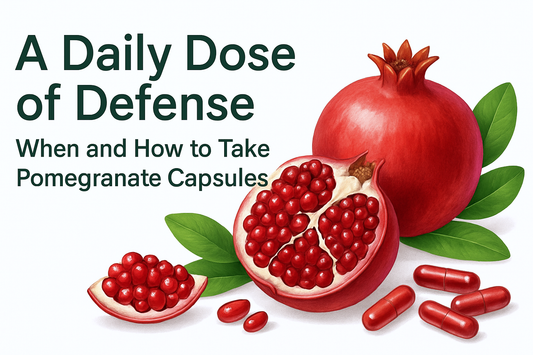 : A Daily Dose of Defense – When and How to Take Pomegranate Capsules