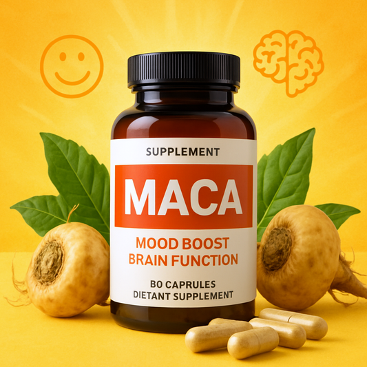 Boost Mood & Brain Function with Maca Capsules
