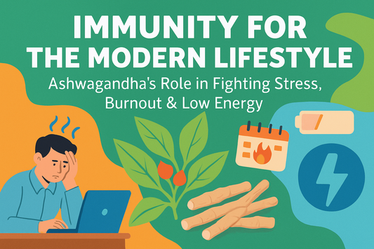 Immunity for the Modern Lifestyle – Ashwagandha's Role in Fighting Stress, Burnout & Low Energy