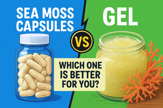 Sea Moss Capsules vs Gel – Which One Is Better for You?