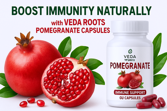 Boost Immunity Naturally with Veda Roots Pomegranate Capsules