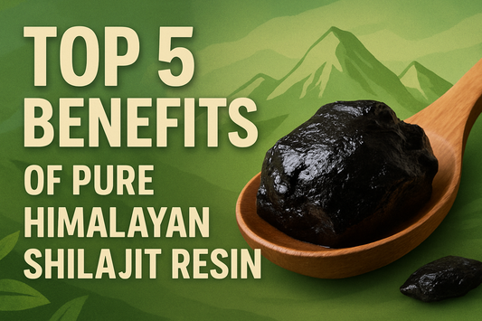 Top 5 Benefits of Pure Himalayan Shilajit Resin