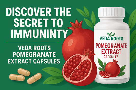 Discover the Secret to Immunity – Veda Roots Pomegranate Extract Capsules