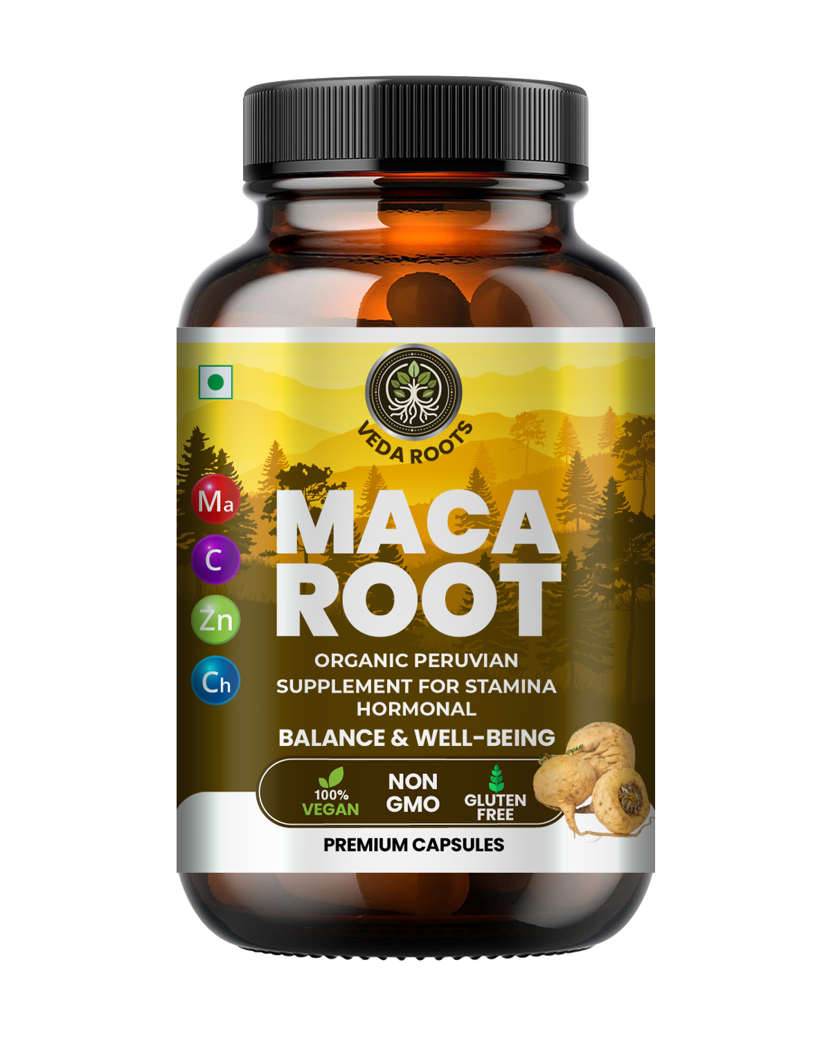 Maca Root Capsules - Veda Roots