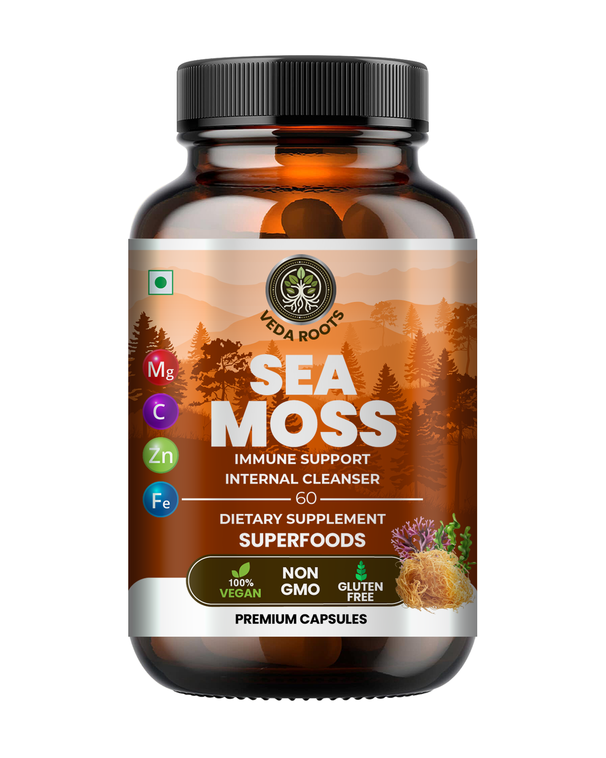 Sea Moss Capsules - Veda Roots