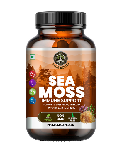 Veda Roots Sea Moss Capsules for Immune Support